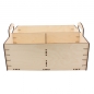Preview: no.1015 - Aufbewahrungsbox Holz mit Griffen