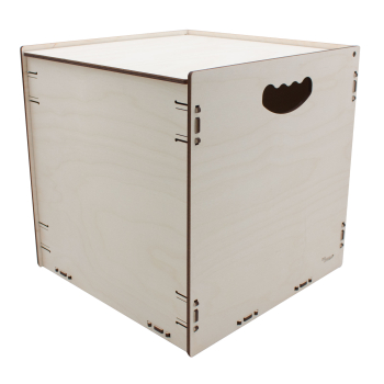 no.2050 Holzbox mit Deckel - groß