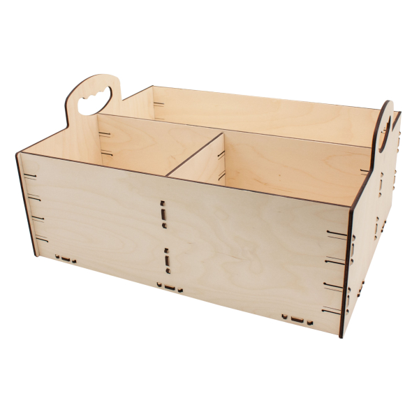 no.1015 - Aufbewahrungsbox Holz mit Griffen