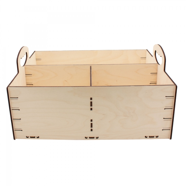 no.1015 - Aufbewahrungsbox Holz mit Griffen