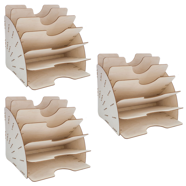 no.1 Ablagefächer für Dokumente und Zeitschriften - 3er Set
